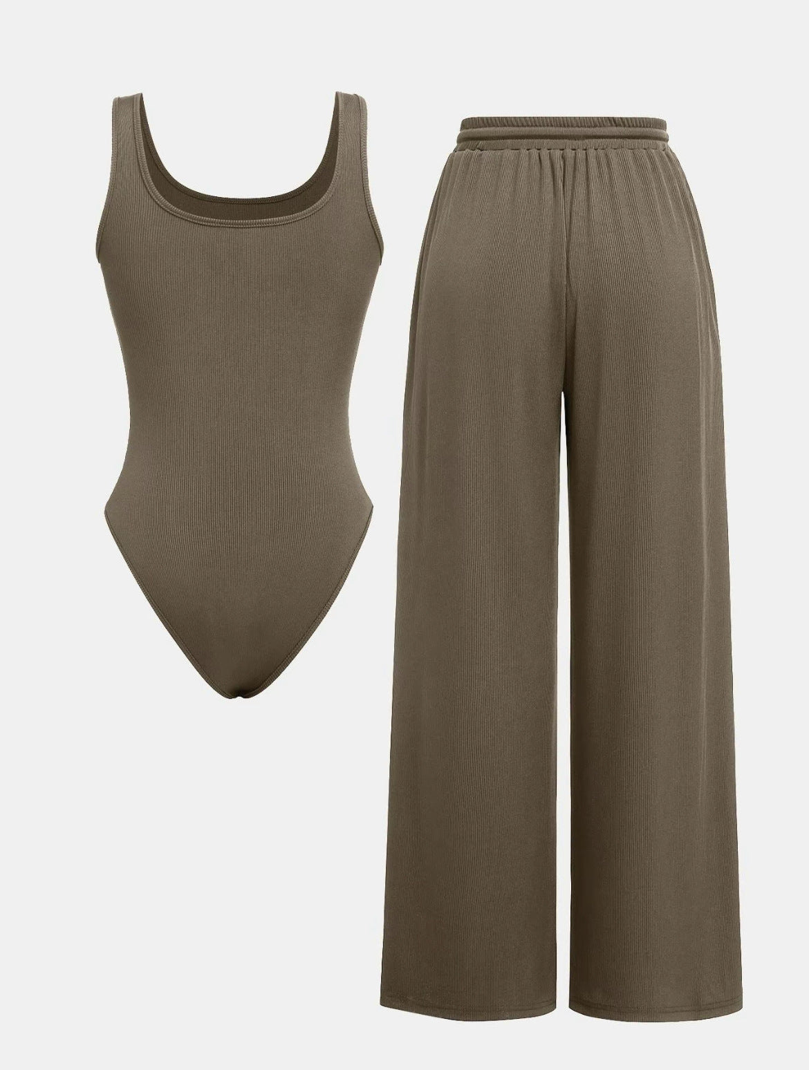 Shira Co-Ord Set - Brown