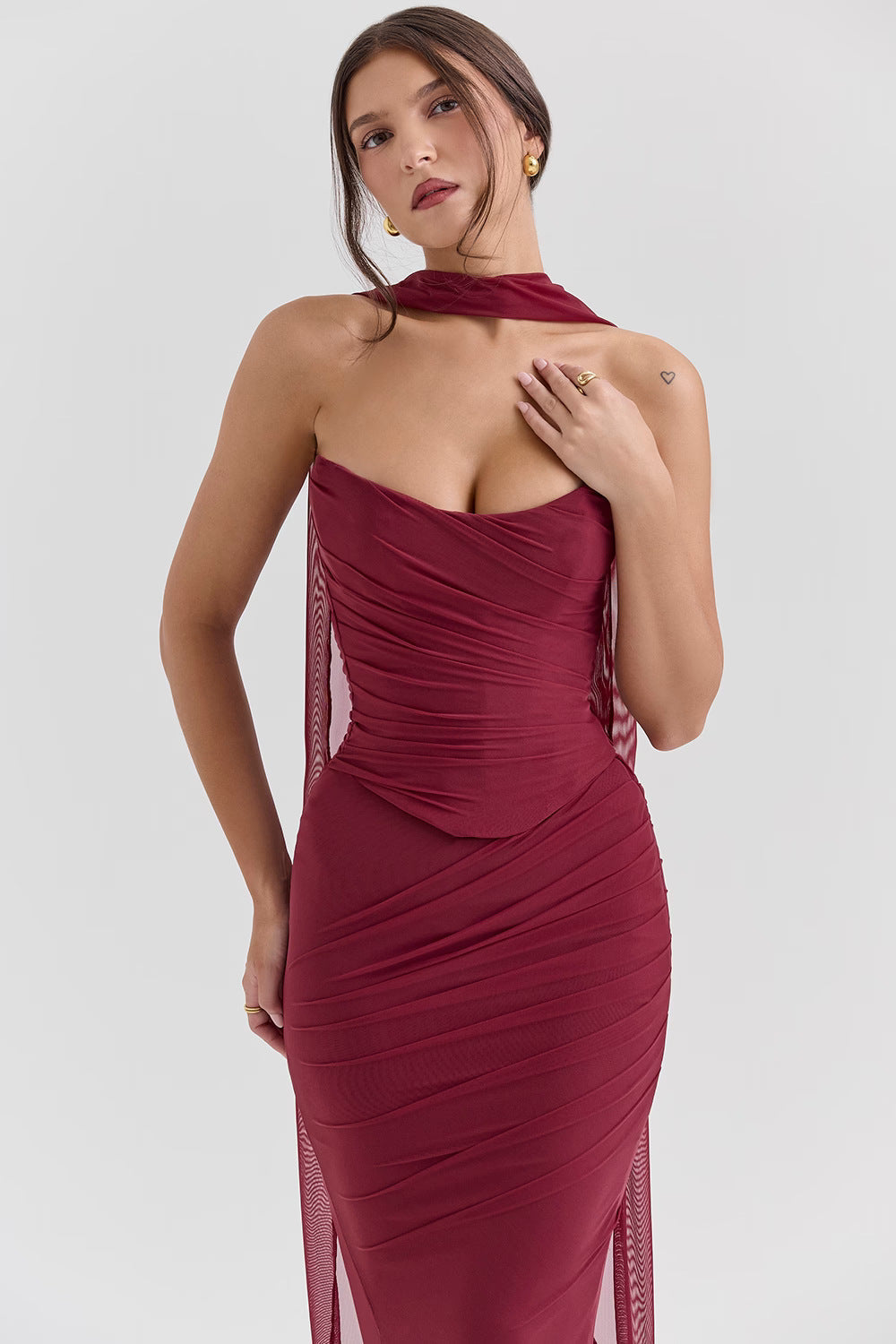 Corset Style Bodycon Formal Dress