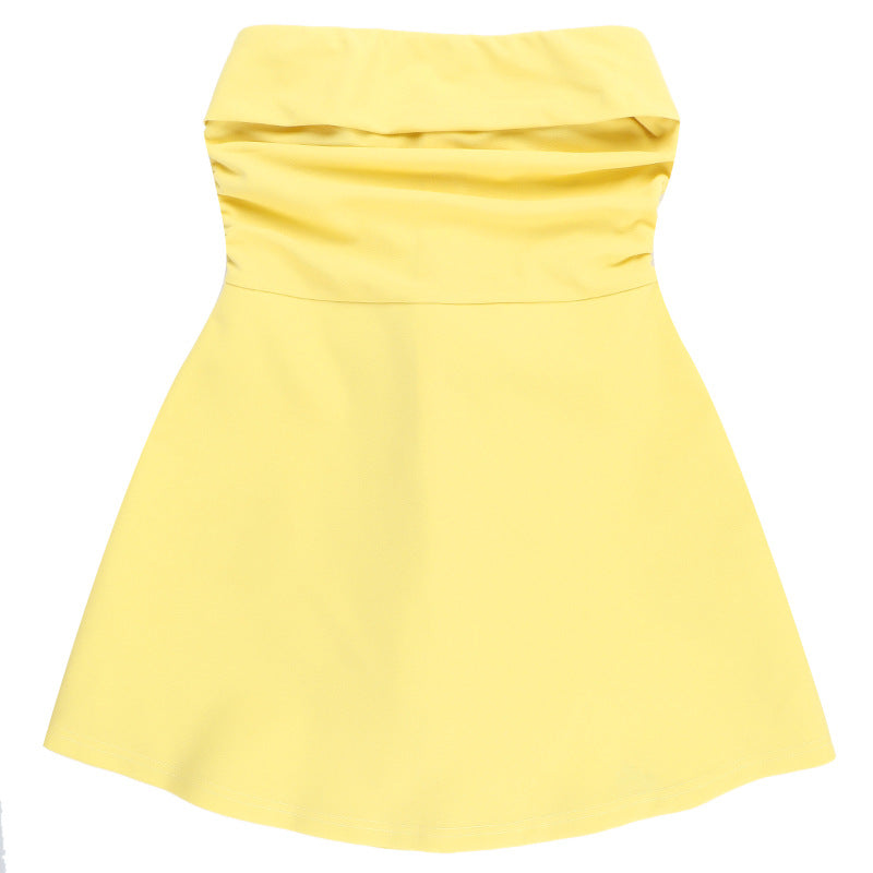 Tansy Mini Dress - Yellow