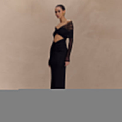 Siela Maxi Dress - Black