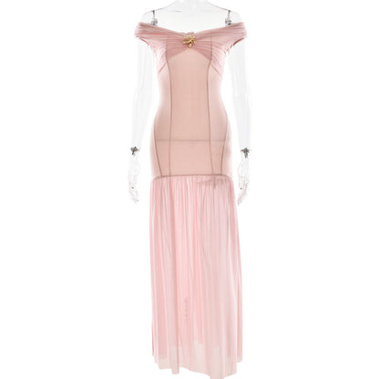 Paris Maxi Dress-Pink