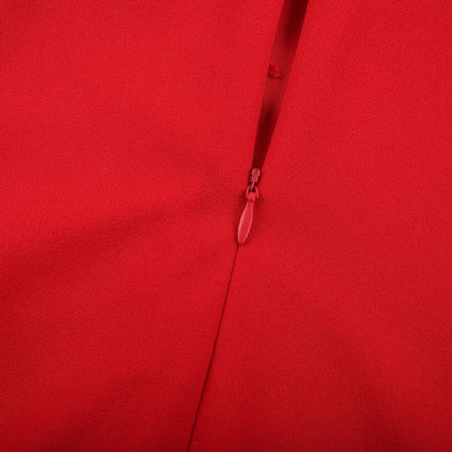 Carnes Midi Dress - Red