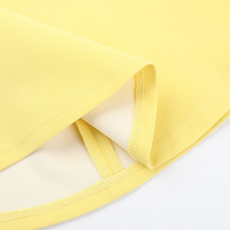 Tansy Mini Dress - Yellow