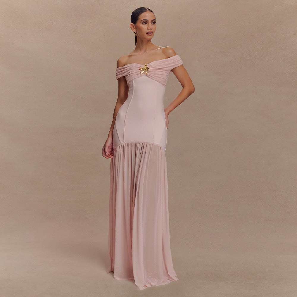 Paris Maxi Dress-Pink