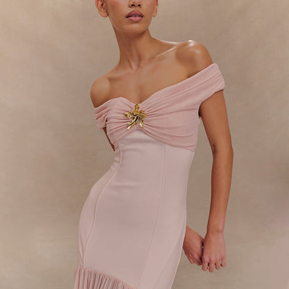 Paris Maxi Dress-Pink