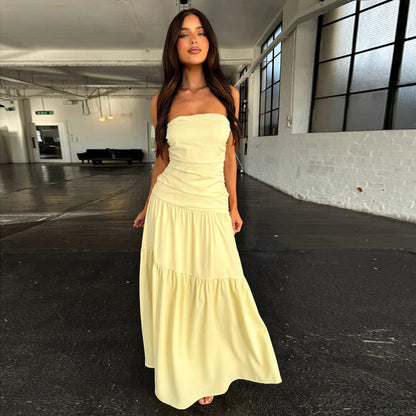 Conklin Maxi Dress - Yellow