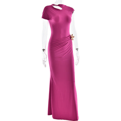 Gentry Maxi Dress - Rose Red