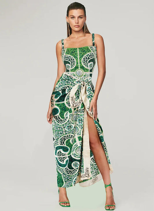 Seafoam Swimsuit Set - Green