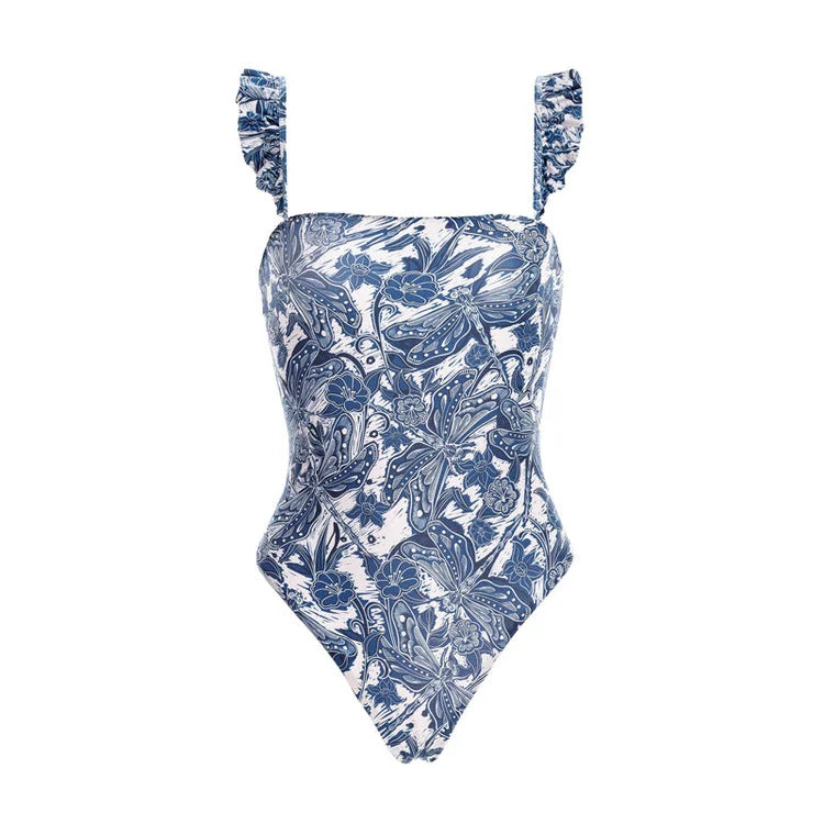 Bahamas Calling Swimsuit Set - Blue