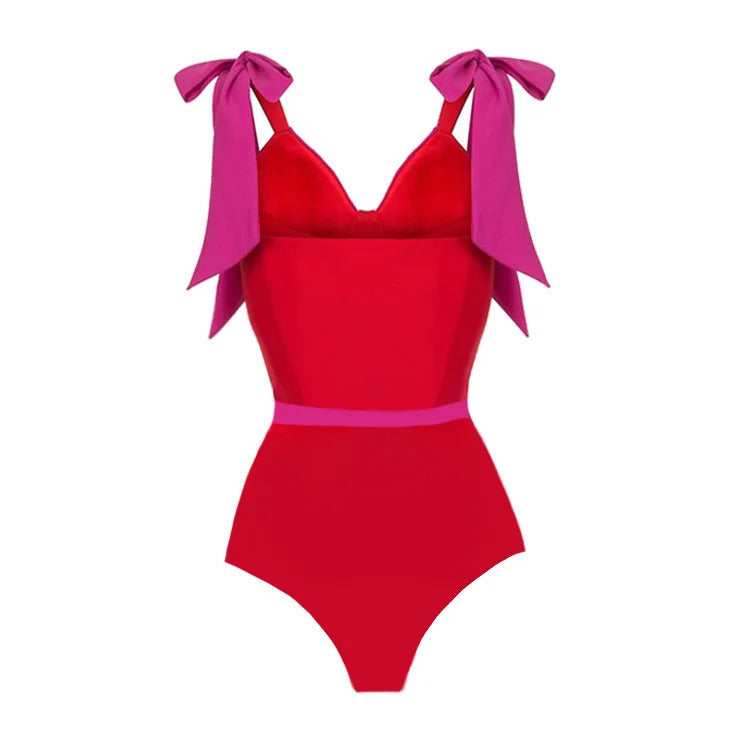 Fiery Swimsuit  - Red