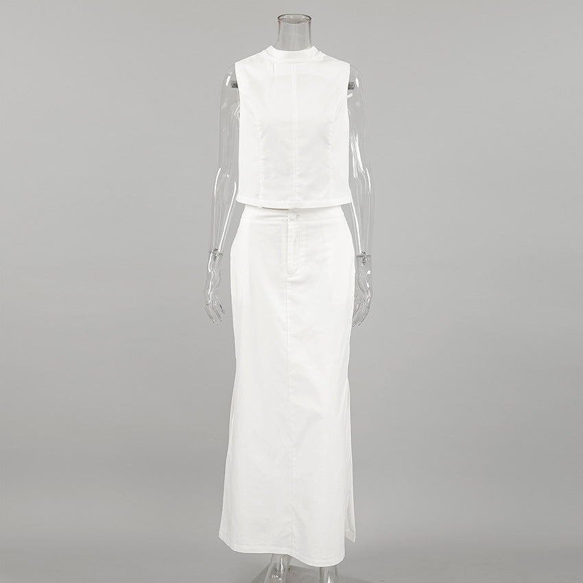 Garner Co-Ord Set - White