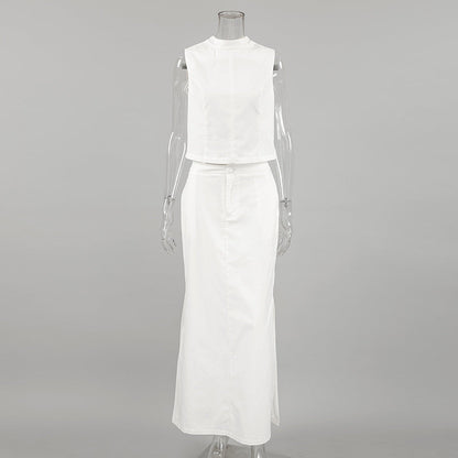 Garner Co-Ord Set - White