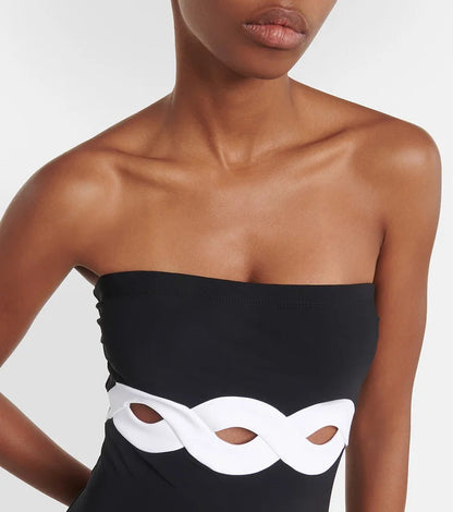Infinity Tube Swimsuit  - Black