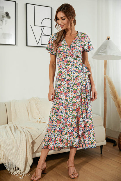 Mind Over Matter Paisley Wrap Maxi Dress