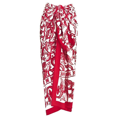 Seaside Rouge Swimsuit Set - Red