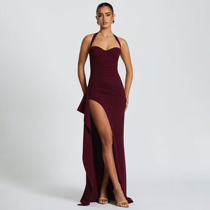Nekoda Maxi Dress - Maroon