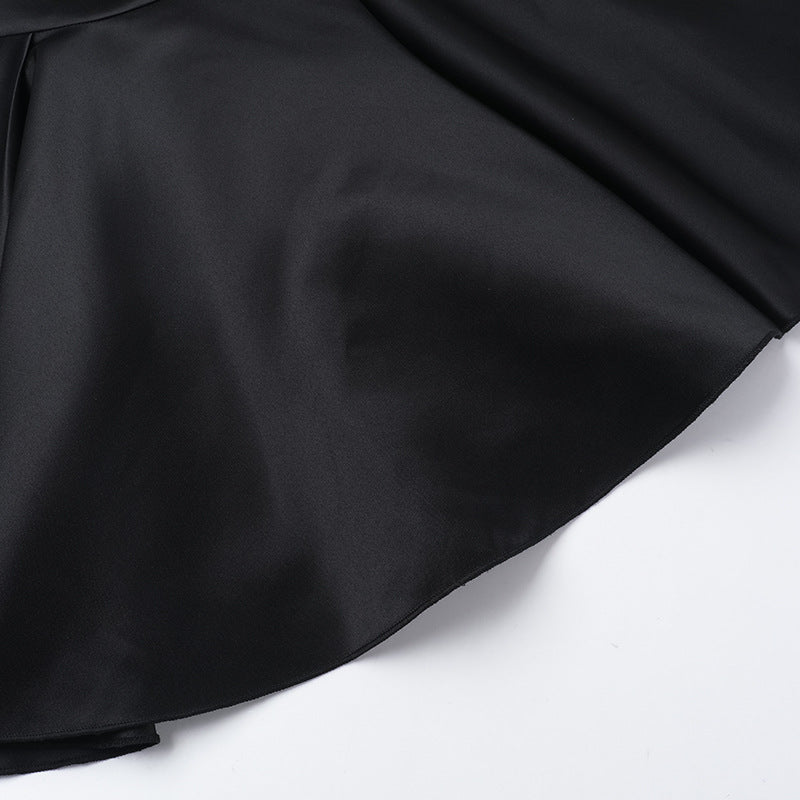 Snowdrop Mini Dress - Black