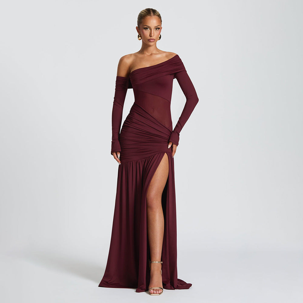 Zidane Maxi Dress - Maroon
