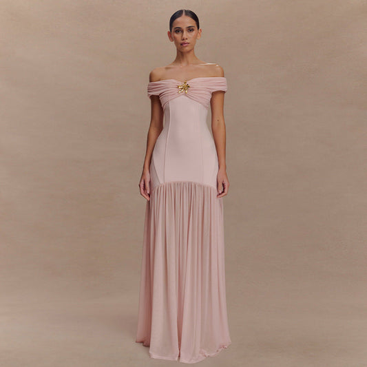 Paris Maxi Dress-Pink