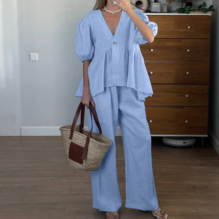 Marinda Co-ord Set - Blue