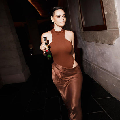 Coco Maxi Dress - Brown