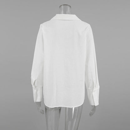 Siren Tie-Up Top - White