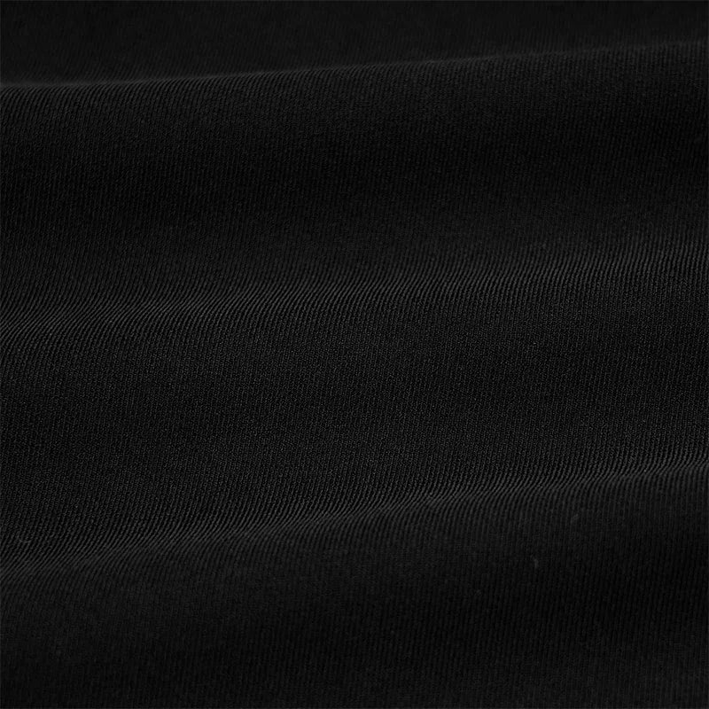 Exquisite Black Fashion Wide V-neck A Hem Dress