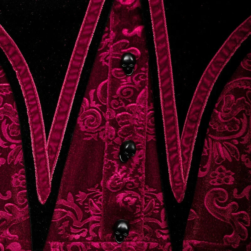 Gothic Bat Shaped Velvet Mysterious Mini Dress