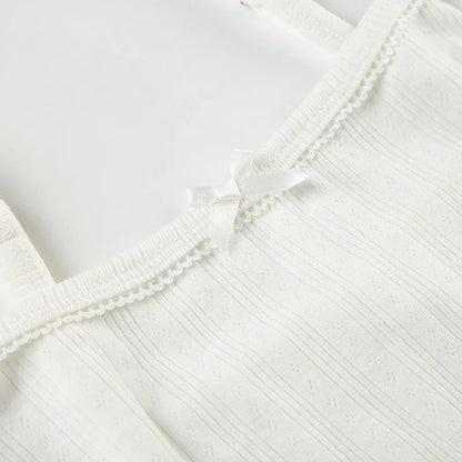 Pointelle Two Piece Pajama Set