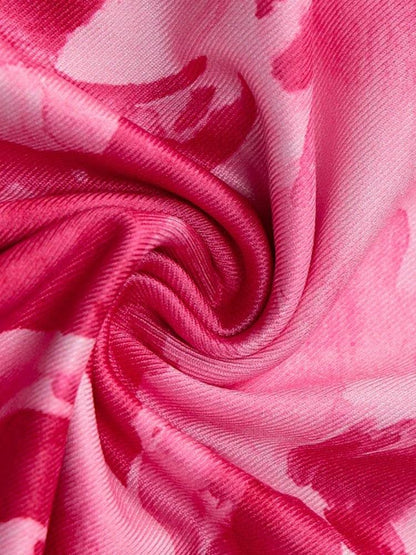 Rose Halter Neck Midi Dress