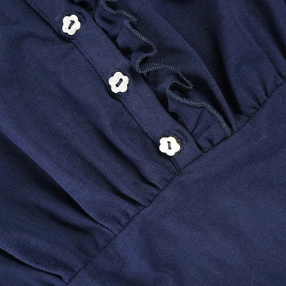 Ruffled Polo Mini Dress