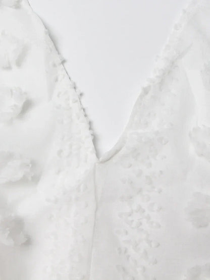 Halter Floral Mesh Patchwork Boho Dress