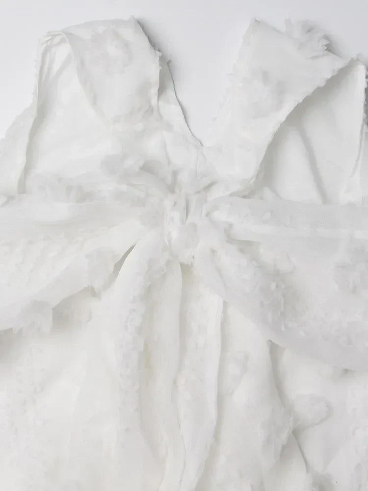 Halter Floral Mesh Patchwork Boho Dress