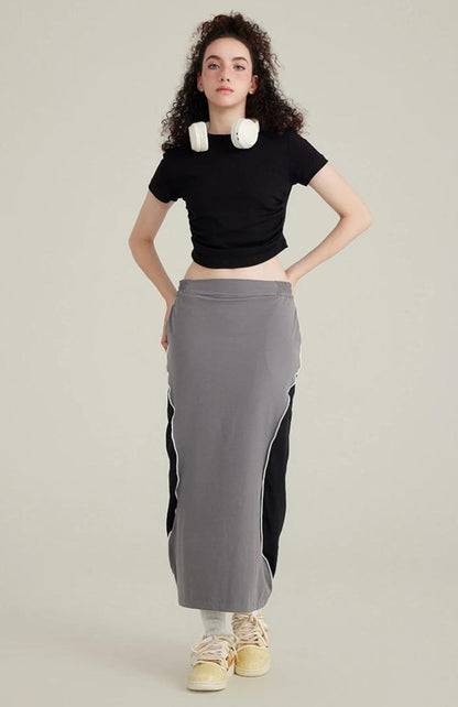 Side Ruched Crop Top