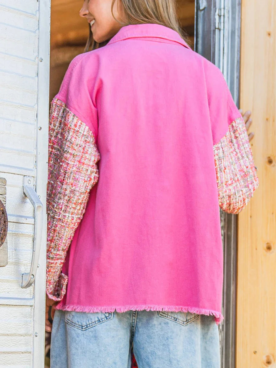 Splicing Elegant Fashion Loose Chic Commuting New Autumn Coats