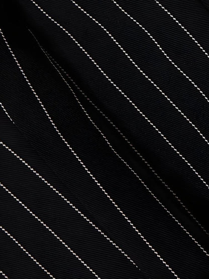 Striped Lace Trim Corset Top