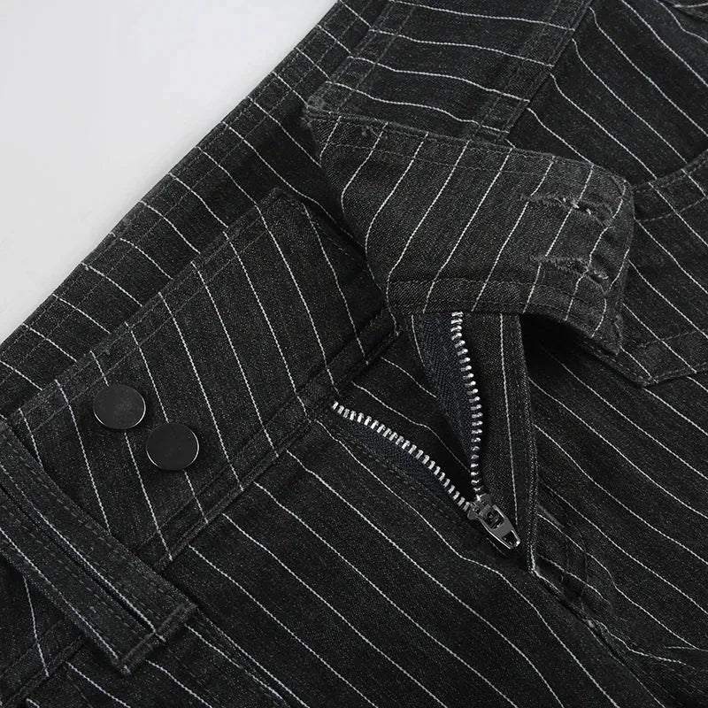 Striped Micro Shorts