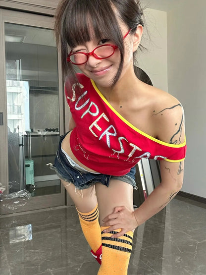 Superstar One Shoulder Tee