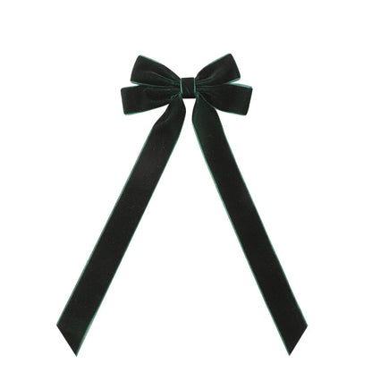 Large Velvet Wedding Long Ribbon Hair Accessory