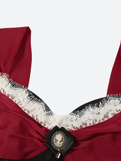 Vintage Corset Bodycon Maxi Dress