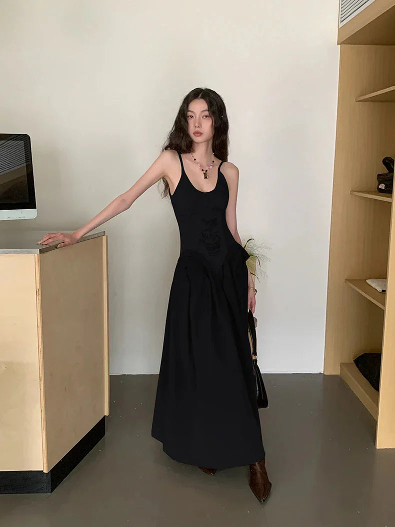 Vintage Corset Maxi Dress