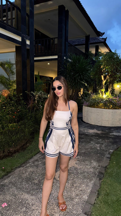 Ivory Tide Swimsuit Shorts Set - White