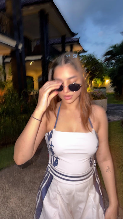 Ivory Tide Swimsuit Shorts Set - White