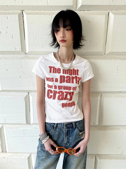 Y2K Crazy Party Graphic Tee