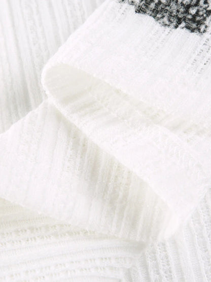 Y2K Heart & Swords Off Shoulder Top