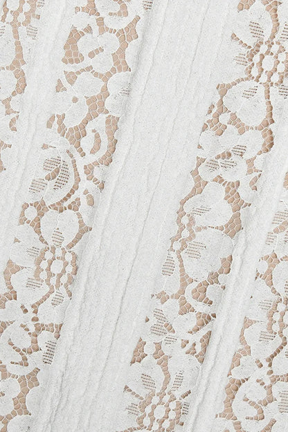 Off Shoulder Lace Bodycon Boho Dress