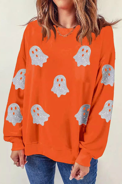 Halloween Glow-in-the-Dark Ghost Hoodie