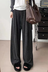 Relaxed Casual Drapey Knit Pants