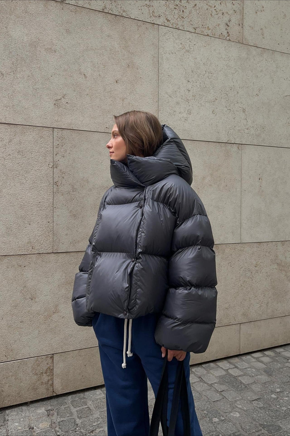 Short Hooded Puffer Jacket