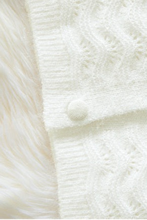 Lace Detail Long Sleeve Cardigan